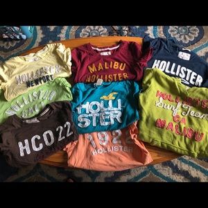 Hollister tee shirts and hoodie